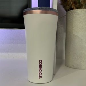 NWT White 16oz Corckcicle Tumbler